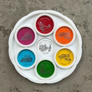 Vintage Souvenir San Francisco Drink Tray
